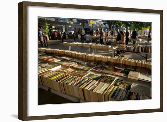 Book Stalls London-Charles Bowman-Framed Photographic Print