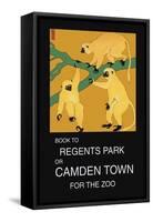 Book to Regent's Park-null-Framed Stretched Canvas