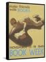 Book Week Poster-Elizabeth Tyler Wolcott-Framed Stretched Canvas