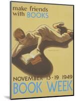 Book Week Poster-Elizabeth Tyler Wolcott-Mounted Giclee Print