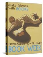 Book Week Poster-Elizabeth Tyler Wolcott-Stretched Canvas