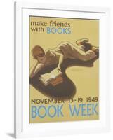 Book Week Poster-Elizabeth Tyler Wolcott-Framed Giclee Print