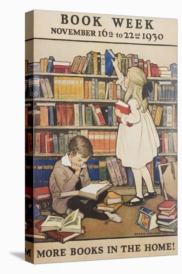 Book Week Poster-Jesse Willcox Smith-Stretched Canvas