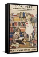 Book Week Poster-Jesse Willcox Smith-Framed Stretched Canvas