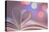 Book With Heart-egal-Stretched Canvas