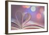 Book With Heart-egal-Framed Art Print