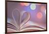 Book With Heart-egal-Framed Art Print