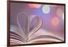 Book With Heart-egal-Framed Art Print