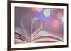 Book With Heart-egal-Framed Art Print