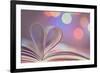 Book With Heart-egal-Framed Art Print