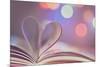 Book With Heart-egal-Mounted Art Print