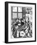 Bookbinders, 16th Century-Jost Amman-Framed Giclee Print