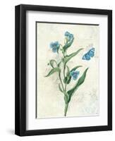 Booked Blue I Crop-Katie Pertiet-Framed Art Print