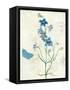 Booked Blue II Crop-Katie Pertiet-Framed Stretched Canvas