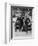 Booker T. Washington, Second Row, Center, with His Associates at Tuskegee Institute, 1915-null-Framed Art Print