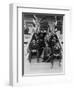 Booker T. Washington, Second Row, Center, with His Associates at Tuskegee Institute, 1915-null-Framed Art Print