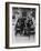 Booker T. Washington, Second Row, Center, with His Associates at Tuskegee Institute, 1915-null-Framed Art Print