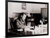 Booker T. Washington, Writing at His Desk-null-Framed Photo