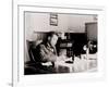 Booker T. Washington, Writing at His Desk-null-Framed Photo