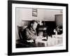 Booker T. Washington, Writing at His Desk-null-Framed Photo