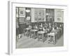 Bookkeeping Class for Men, Blackheath Road Evening Institute, London, 1914-null-Framed Photographic Print