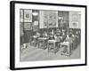 Bookkeeping Class for Men, Blackheath Road Evening Institute, London, 1914-null-Framed Photographic Print