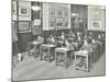 Bookkeeping Class for Men, Blackheath Road Evening Institute, London, 1914-null-Mounted Photographic Print