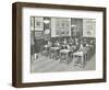 Bookkeeping Class for Men, Blackheath Road Evening Institute, London, 1914-null-Framed Photographic Print