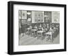 Bookkeeping Class for Men, Blackheath Road Evening Institute, London, 1914-null-Framed Photographic Print