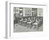 Bookkeeping Class for Men, Blackheath Road Evening Institute, London, 1914-null-Framed Photographic Print