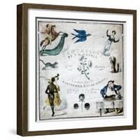 Booklet of Instructions for a Fantascope, 1833-Thomas Mann Baynes-Framed Giclee Print
