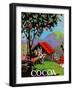 Booklet Overs The Cultivation Of Chocolate In The South American Jungle-Cadbury-Framed Art Print