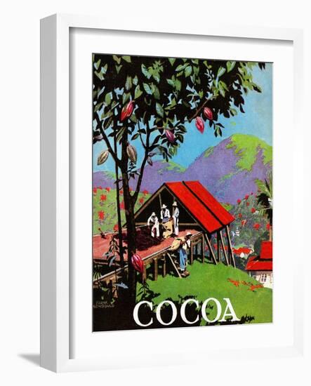 Booklet Overs The Cultivation Of Chocolate In The South American Jungle-Cadbury-Framed Art Print