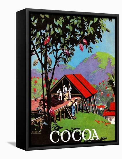 Booklet Overs The Cultivation Of Chocolate In The South American Jungle-Cadbury-Framed Stretched Canvas