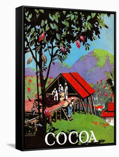 Booklet Overs The Cultivation Of Chocolate In The South American Jungle-Cadbury-Framed Stretched Canvas