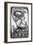 Bookplate Depicting a Sailing Boat-null-Framed Giclee Print