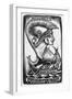 Bookplate Depicting a Sailing Boat-null-Framed Giclee Print