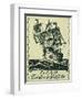 Bookplate Depicting a Sailing Boat-null-Framed Premium Giclee Print