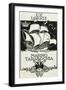 Bookplate Depicting a Sailing Boat-null-Framed Giclee Print