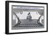 Bookplate Depicting Two Sailing Boats-null-Framed Giclee Print