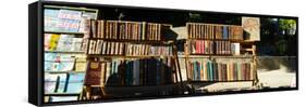 Books at a Market Stall, Havana, Cuba-null-Framed Stretched Canvas