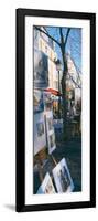 Books at a Stall with Basilique Du Sacre Coeur in the Background, Paris, France-null-Framed Photographic Print