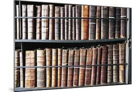 Books in Marsh's Library, Oldest Public Library in Ireland, Founded in 1701, Dublin, Ireland-null-Mounted Photographic Print