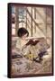 Books in Winter-Jessie Willcox-Smith-Framed Stretched Canvas