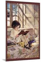 Books in Winter-Jessie Willcox-Smith-Mounted Art Print