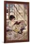 Books in Winter-Jessie Willcox-Smith-Framed Art Print