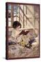 Books in Winter-Jessie Willcox-Smith-Stretched Canvas