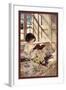 Books in Winter-Jessie Willcox-Smith-Framed Art Print