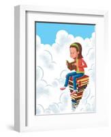 Books - Jack & Jill-Eric Sturdevant-Framed Giclee Print