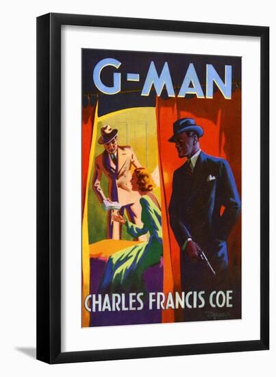 Books, Mystery Fiction-null-Framed Art Print